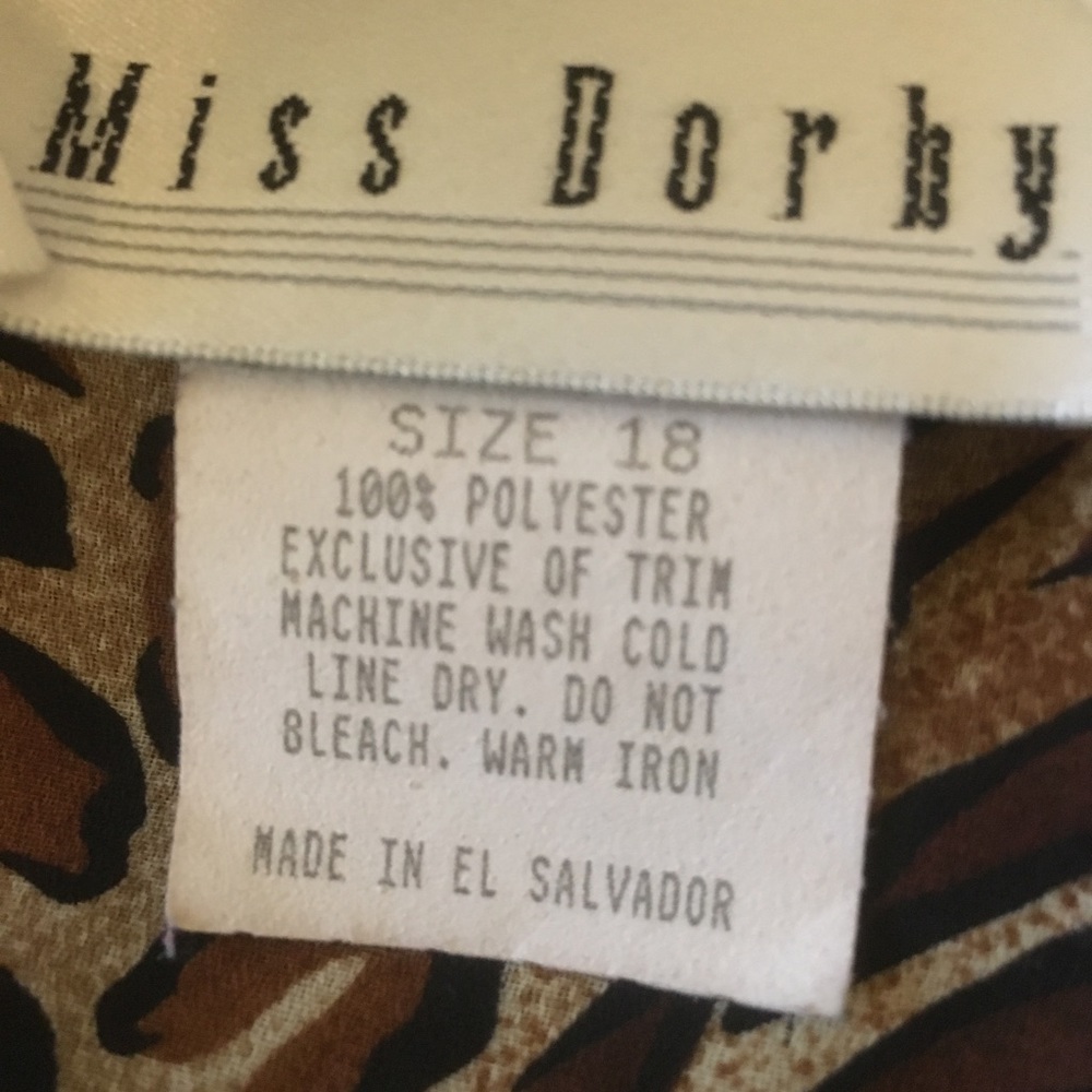 Miss Dorby Maxi Animal Print Duster - Picture 7 of 8